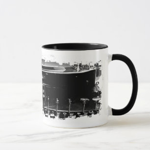 Grungy Schreibmaschinen-Tasse Tasse