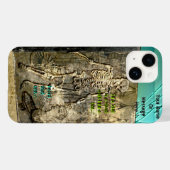 Grungy Skeleton Jokes (Personalisiert) Case-Mate iPhone Hülle (Rückseite (Horizontal))