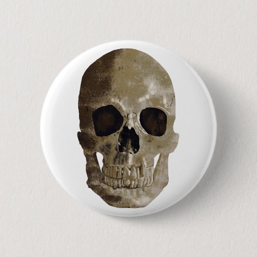 Grungy Skull Button (Vorderseite)