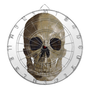 Grungy Skull Dartscheibe