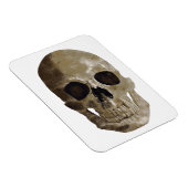 Grungy Skull Halloween Magnet (Rechte Seite)