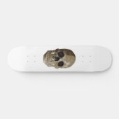 Grungy Skull Halloween Skateboard (Horizontal)