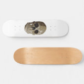 Grungy Skull Halloween Skateboard (Horizontal)