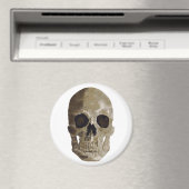 Grungy Skull Magnet (In Situ (Geschirrspüler))