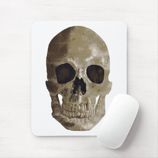 Grungy Skull Mousepad (Mit Mouse)