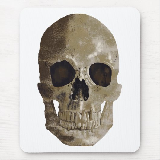 Grungy Skull Mousepad (Vorne)