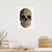 Grungy Skull Poster (Küche)
