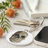 Grungy Skull Schlüsselanhänger (Vorderseite rechts)