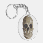 Grungy Skull Schlüsselanhänger (Vorderseite links)