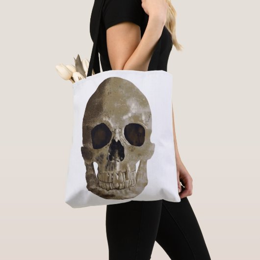Grungy Skull Tasche (Von Nahem)