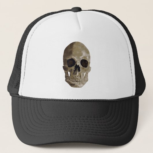 Grungy Skull Truckerkappe (Vorderseite)
