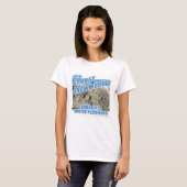 Grungy Snowmound Parody Winter Travel Design T-Shirt (Vorne ganz)