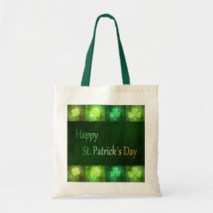 Grungy St. Patrick's Day Kleeblatts - Tasche des H