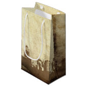 Grungy Stadthintergrund Kleine Geschenktüte (Vorderseite Schrägansicht)