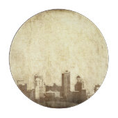 Grungy Stadthintergrund Schneidebrett (Vorderseite)