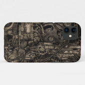 Grungy Steampunk Maschinerie Case-Mate iPhone Hülle (Rückseite (Horizontal))