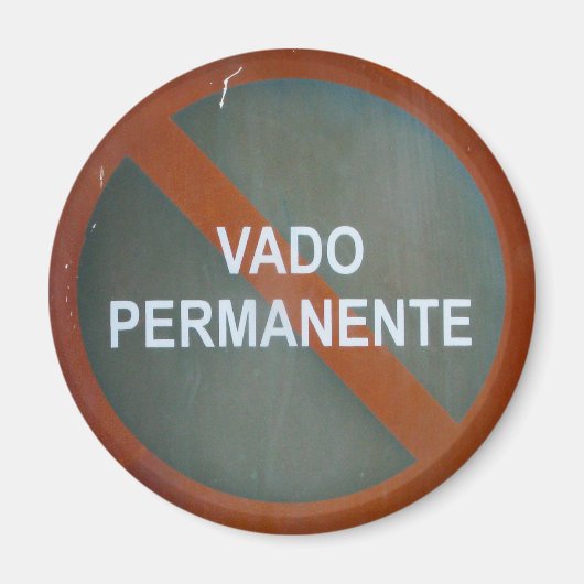 Grungy Street Sign Magnet (Vorne)