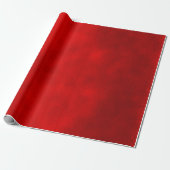 Grungy Styled Schmierer Rot Geschenkpapier (Ungerollt)