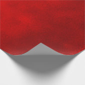 Grungy Styled Schmierer Rot Geschenkpapier (Ecke)