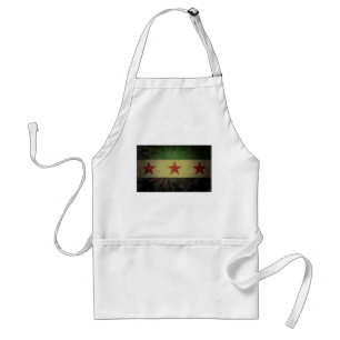 Grungy Syria Flag Schürze