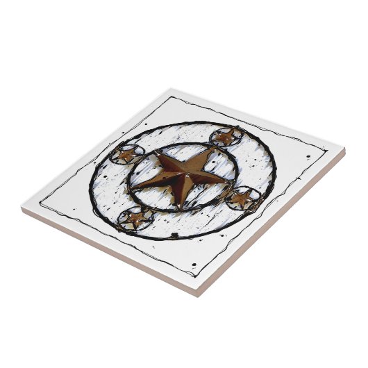 GRUNGY TEXAS-STERN FLIESE (Seite)