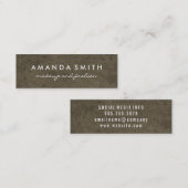 Grungy Texture Mini Visitenkarte (Vorne/Hinten)