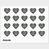 Grungy threadbare Liebe Herz-Aufkleber (Blatt)