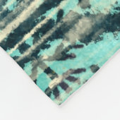 Grungy Tribal: Ethnic Rug Motif Fleecedecke (Ecke)