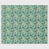 Grungy Tribal: Ethnic Rug Motif Geschenkpapier (Flach)