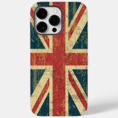 Grungy Union Jack Case-Mate iPhone Hülle (Rückseite)