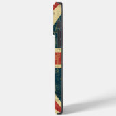 Grungy Union Jack Case-Mate iPhone Hülle (Rückseite / Links)