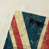 Grungy Union Jack Strandtuch (Beispiel)