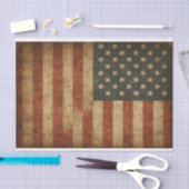 Grungy USA Flag Seidenpapier (Handwerk)