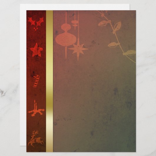 Grungy Vintag Gold Christmas (Vorne/Hinten)