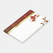 Grungy Vintag Gold Christmas Post-it Klebezettel (angewinkelt)