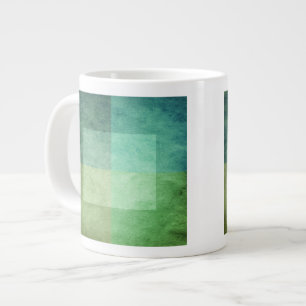 grungy wasserfarbige Grafik abstrakt 3 Jumbo-Tasse