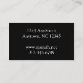 Grungy weißer Stuckwandhintergrund Visitenkarte (Rückseite)