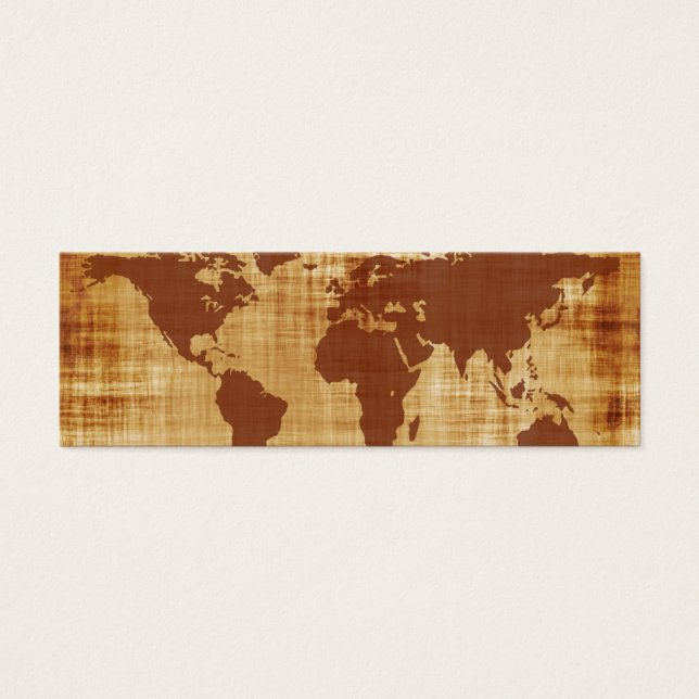 Grungy World Map strukturiert (Vorderseite)
