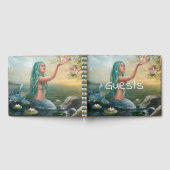 Grünhaarige Meerjungfrau Gästebuch (Voll)