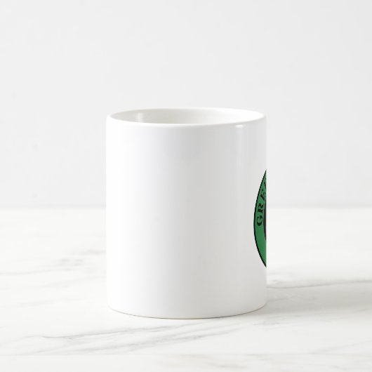 Grünhaie Tasse dunkelgrüne Kontur (Mittel)