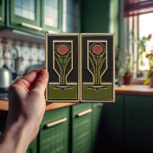 Grünhaus des Abstrakten Gartens Florals aus dem Mi Fliese