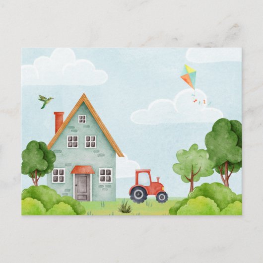 Grünhaus Postkarte (Vorderseite)