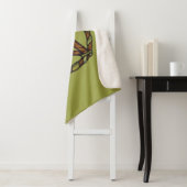 GrünHexenpentagramm Sherpadecke (Beispiel)