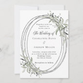 Grünhochzeit Einladung (Vorderseite)