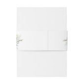 Grünhochzeit Einladungsbanderole (Rückseitenbeispiel)