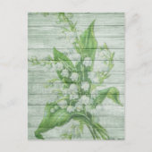 Grünholz-Blume Postkarte (Vorderseite)