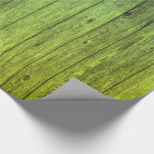 Grünholz Geschenkpapier (Ecke)