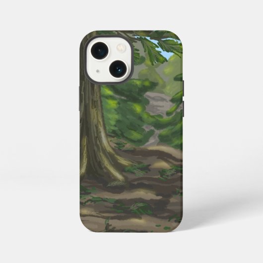 Grünholz iPhone Hülle (Rückseite)