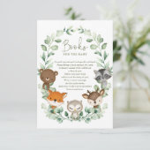 Grünholztierbücher für Kinder Begleitkarte (Stehend Vorderseite)