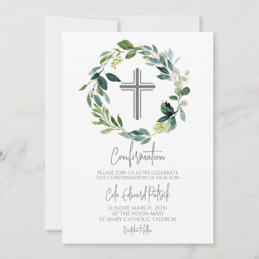 Grünkäfer-Bestätigung Einladung (Vorderseite)